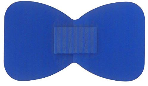 50 Pack of QUALICARE Premium Ultra Thin Blue Catering First AID Wound Cut Finger FINGERTIP Butterfly PLASTERS DRESSINGS