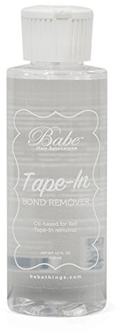 Babe Oil-Based Tape-In Bond Remover 4 Ounce For Hair Extensions