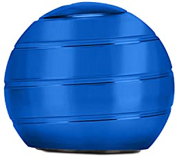 CaLeQi Kinetic Schreibtischspielzeug Office Metal Spinner Ball Gyroskop mit optischer Täuschung für Anti (Blau, Durchmesser: 45 mm)