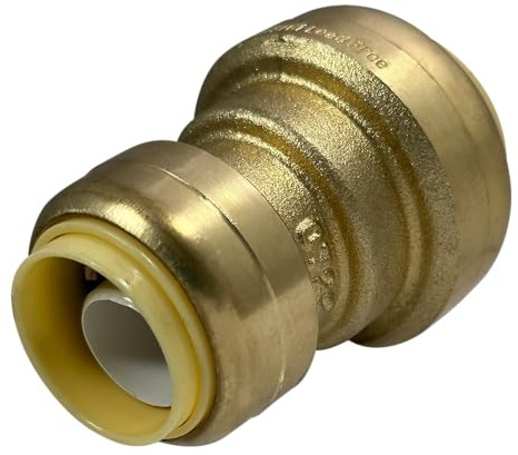 XFITTING Push Fit 1 Inch x 3/4 Inch Push Fit Coupling, Push Fit Reducing Coupling, 27-4-8=1XX, 1 Piece