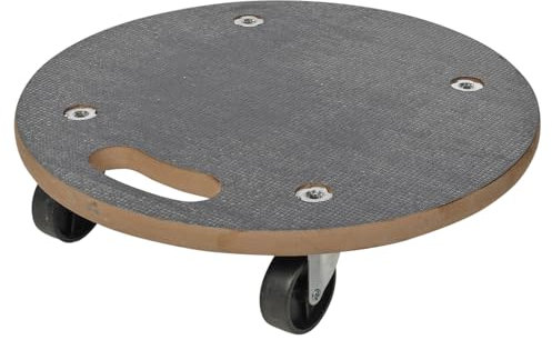 URBNLIVING 38cm MDF Weight upto 250kg Load Capacity 4-Wheeled Furniture Trolley Transport Platform Heavy-Duty Roller Trolley Board for Easy Moving and Lifting of Heavy Items in Home or Office