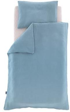 TRÄUMELAND – Musselin-Bettwäsche für Babys | Weiche Babybettwäsche aus 100% Baumwolle | Atmungsaktiv, Öko-Tex 100 zertifiziert, pflegeleicht