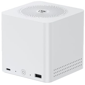 Beelink ME Mini, NAS Mini PC, Intel N150, 12G LPDDR5, 64G EMMC, 2TB M.2 PCIe 3.0 SSD, WiFi6, Dual 2.5G LAN, 6*M.2 NVMe Slots, Mini Desktop Soft Router/Network Attached Storage