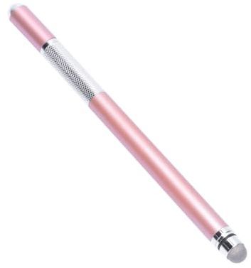Holibanna Universal Double Stylus for Phone and Capacitive Screen Devices Metal Lightweight Drawing Pen for Note-taking and Marking up Documents Compatible with Tablets and Smartphones