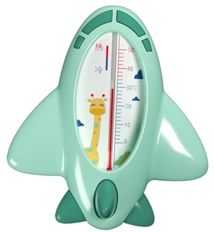 MERRYHAPY Termómetro de Baño para Forma de Avión Flotante Seguro Medición Precisa de para Bañera Diseño Divertido y Suave para Baño Saludable