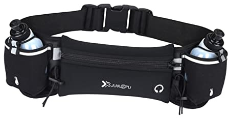 BESTonZON Ceinture de Sport Étanche avec Poche pour Mini Bouilloire Sacoche Multifonctionnelle Légère pour Smartphone et Accessoires pour Voyage et Fitness