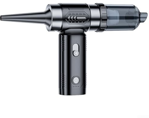 Pumixiy Souffleur de poussière mobile pour clavier, appareil photo, canapé, cheveux USB, 100 000 tr/min, moteur turbo pour animal domestique, ventilateur de voiture, mini dépoussiéreur électrique