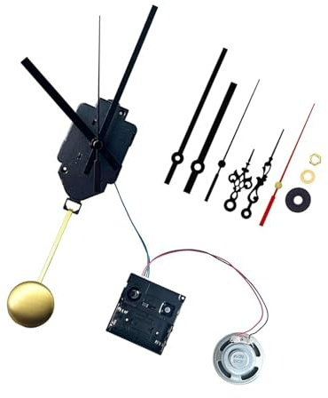 Itkcozcg Pendeluhr, Motor, Pendel, Uhrwerk mit 23,5 mm/17 mm Gewinde, perfekt für Zuhause und Uhren, geräuscharmes Uhrwerk