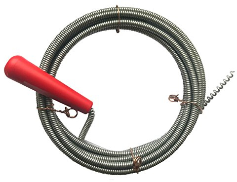 Rohrreinigungsspirale Ø 6mm x 3m mit Bohrspitze, extra dünne Abfluss-Spirale