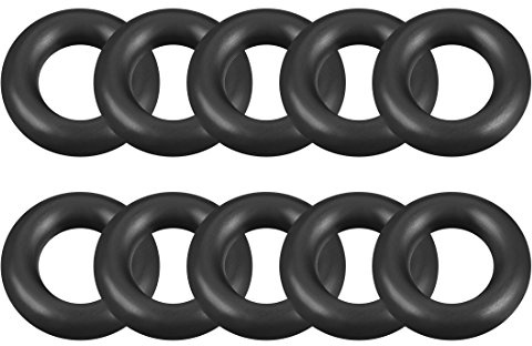 sourcing map 10 Stück Nitrilkautschuk O-Ring Metrische Dichtung Dichtungsring Dichtungen Gummi 20mm Außendurchm. 10mm Innendurchm. 5mm Breite