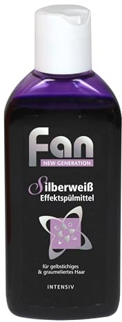 Fan Liquide nettoyant pour effet argent blanc - 100 ml - Anti-jaunissement