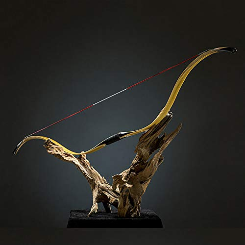 SHARROW Ali Bow Archery Traditional Recurve Bow Handmade Longbow 20-65lbs Mongolian Horsebow for Adult Outdoor Sports Competition Training Game (32lbs)