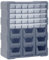 vidaXL Mobile Contenitore con 39 Cassetti 38x16x47 cm