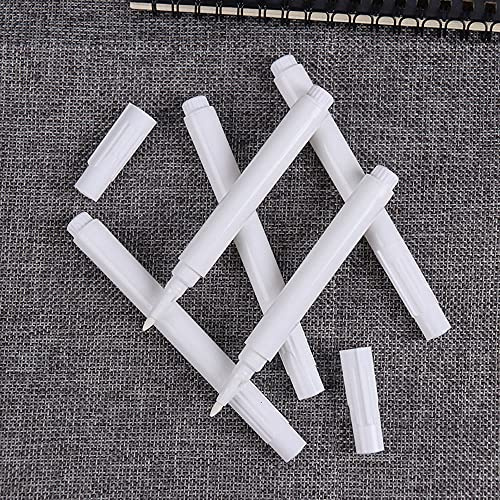 Set mit 20 Weißen Kreidestiften, Staubfrei, Waschbar, Flüssig Löschbare Wasserkreide auf Wasserbasis für Tafel, Fenster, Glas