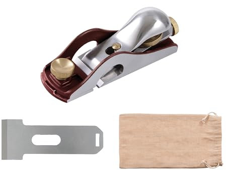 DICTUM® Einhand-Simshobel, verstellbares Hobelmaul, SK4-Eisen, inkl. Ersatzeisen