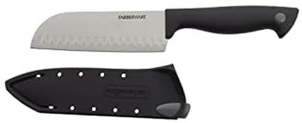 Farberware EdgeKeeper 5-Inch Santoku Knife with Sharpening Cover
