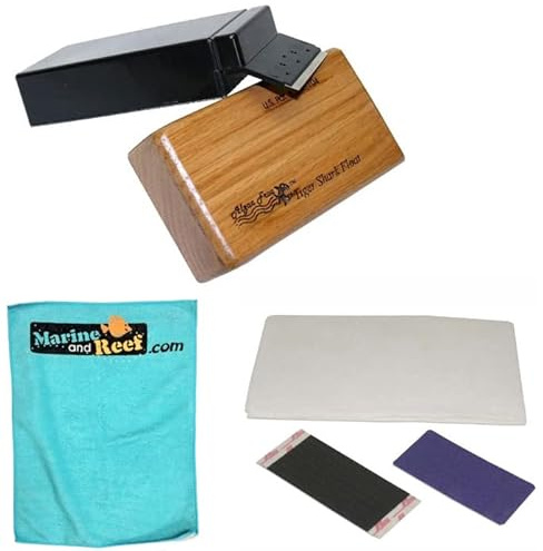 Inland Seas Algae Free Tiger Shark Float Plus Algae Cleaning Magnet w/Extra Pads & Towel Bundle (3 Items)