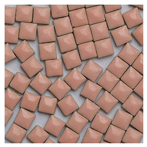 SCORRO Tesselles Mosaique,Mosaique Loisir Creatif 100pcs Verre Multicolore mosaïque carré carré céramique mosaïque Carreaux de mosaïque Bricolage Artisanat Fabrication matériau (Color : 11)