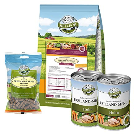 Bellfor Bolonka - Set di mangime senza cereali, senza glutine, senza coloranti, aromi e conservanti sintetici, 3,5 kg