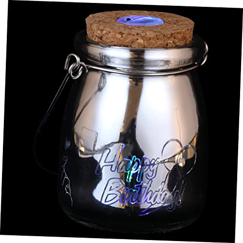 MAGICLULU 1pc Romantic Glass Bottle Night Light String Lights Decorative Wish Bottle for Bedroom Parties and Outdoor Events Soft Warm Glow for Cozy Atmosphere