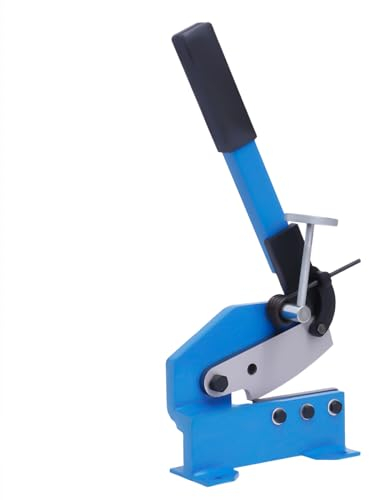 YNAADYH Forbici a leva per metallo, 125 mm, forbici a leva per lamiera, utensili da taglio in metallo, a mano, forbici a leva a leva, forbici per lamiera, forbici a percussione