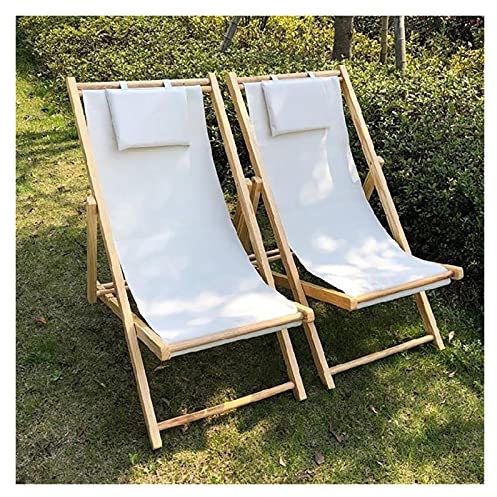 JXIPANUL Liegende Chaiselongue mit Schlinge, Sitzgelegenheiten für den Außenbereich und Terrassenmöbel, Liegestuhl aus Holz, Bequeme Gartenliege, klappbarer, Verstellbarer Strand-/Terrassen
