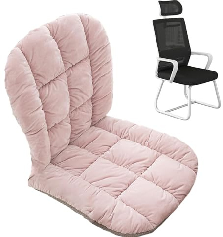 Cojín De Silla De Oficina, Cojín De Silla De Respaldo Alto | Cojín De Silla para Soporte De La Espalda | Cojín De Silla Y Cómodo con Soporte Dorsal, Cojín De Silla Caliente para