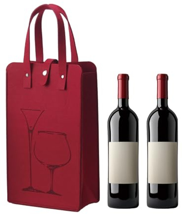 Felt Wine Bottle Gift Bag Wine Tote Bag Champagne Bottle Storage Travel Bag