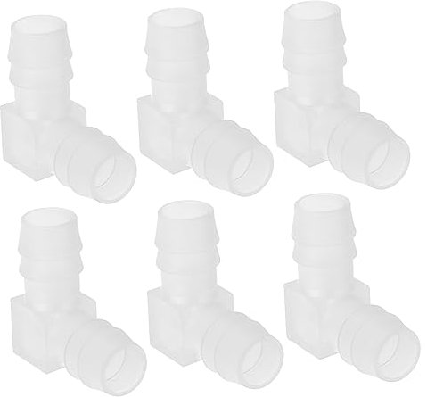 HYTROVE 6piezas Conectores De Manguera Plástico Accesorios De Fontanería para Jardín y Adaptadores De Fáciles De Instalar Resistentes Al Agua