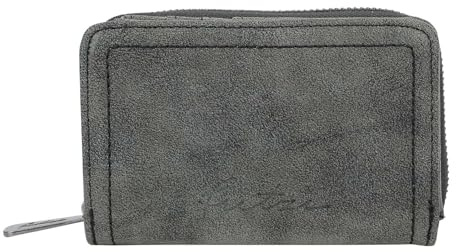 Fritzi aus Preussen Geldbörse Jamie Vintage Wallet Black Idol dunkelgrau