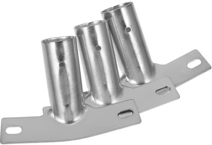 BESPORTBLE Heavy Duty Metal Broom Handle Bracket 3pcs Adapter Compatible Broom Types for Indoor and Outdoor Use
