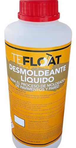 1L DESMOLDEANTE LÍQUIDO hormigón estampado, cemento, mortero, monocapa, Tematización, reproducir e imitar lo natural Estampado, Decoración