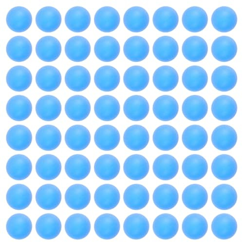 BESPORTBLE Matte Farbige Tischtennisbälle 40mm Nahtlose Plastikbälle ohne Aufdruck 50 Stück für Partyspiele Tombola und Interaktive Haustierspiele