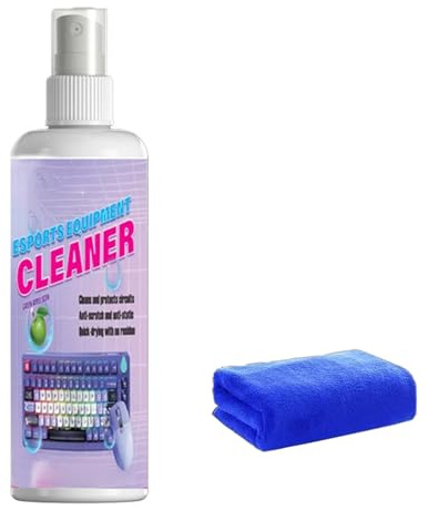 OSNIYAW Nettoyant électronique multifonction de 100 ml, élimine efficacement la saleté des écrans d'ordinateur portable, nettoyant pour clavier mécanique, kit de nettoyage de touches mécaniques
