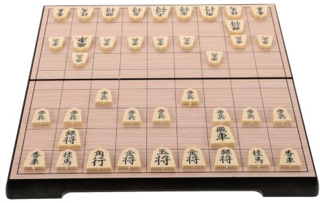 BCOATH Jeu de Shogi Japonais Magnétique Pliable en PS, Design Portable pour Débutants et Famille, pour Réunions Familiales et Divertissement en Déplacement