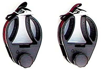 Atera 089501 Skihalter Dachträger - Universalgreifer - Träger für Langlaufski, Masthalter, Paddelhalter schwarz - 2 Stück