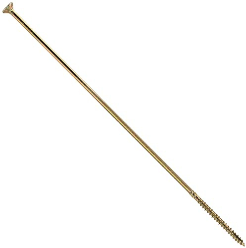 Jake Sales #15x12 Bronze Coated Multipurpose Wood Screw Torx/Star Drive Flat Head (1 Pound - 10 Approx. Screw Count) Exterior Coated - ACQ Compatible Wood Screws