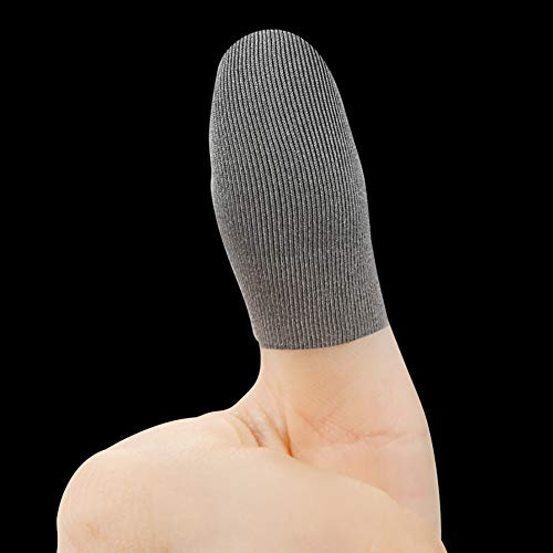 Easy-topbuy 4 Stück Fingersleeves Für Mobilen Gamecontroller Finger Ärmelset Anti Schweiß Fingerabdeckung Touchscreen Fingerling
