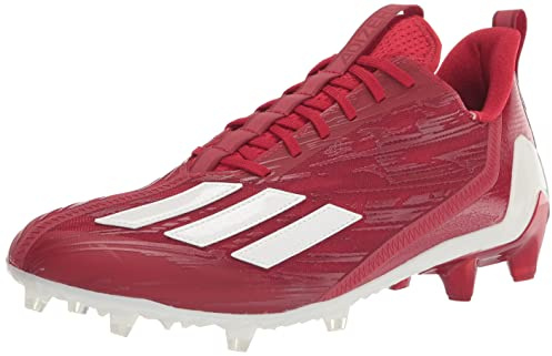 adidas Men's Adizero Football Cleats, Team Power Red/White/Team Power Red, 14.5 UK