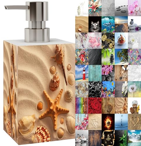 Seifenspender | viele schöne Seifenspender zur Auswahl | modernes, stylisches Design | Blickfang für jedes Badezimmer (Sanibel)