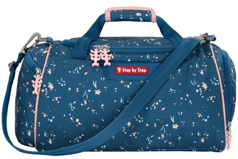 Step by Step Sporttasche Wild Horse Ronja, mit Nasswäschefach, Abnehmbarer Tragegurt, Verstellbarer Schultergurt, ab der 1. Klasse, 13L, blau