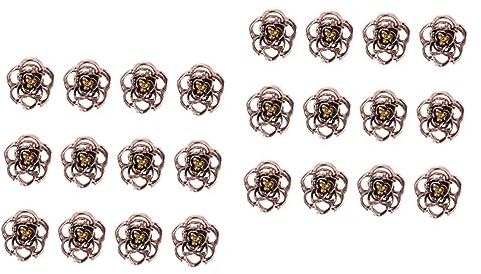 DOITOOL 24stücke Vintage Haarspangen Mit Hohlem Rosendesign Mini Haarklammern Für Frauen Für Zuhause Und Büro Langlebig Und Leicht Für Langes Haar