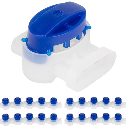 ONVAYA® Mähroboter Zubehör Kabelverbinder | 20 Stück | Wasserdicht | Kabelklemmen mit Gel Füllung | Verbindungsklemmen