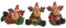 VBS Mini renne Onni, 3 pièces - Belles figurines déco en polyrésine, hauteur 3 cm, idéales pour les décorations de Noël DIY, les projets de bricolage et les petits cadeaux