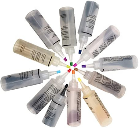 HEALSOPTHY Farbiges DIY-batikpigment-Set Mit Tie-dye-farbpigmenten Für Kleidungszubehör Aus Baumwolle Und Leinen Kaltwasser-vollfarbpigmente Für DIY-farbstoffe Und Kleidungspigmente