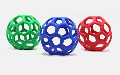 Feill Leckerli-Ball für Pferde, Ziegen, zum Aufhängen, Fütterungsspielzeug, für Pferde, Ziegen, Schafe, lindert Stress (blau)