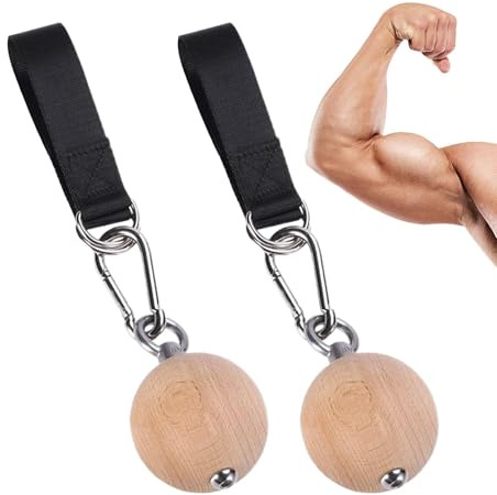 Balles De Traction – Sphères Antidérapantes En Bois Pour Entraînement De Force | Exerciseur De Main D'-bras D'escalade | Améliore Le Contrôle De L'endurance De Puissance | Accessoire
