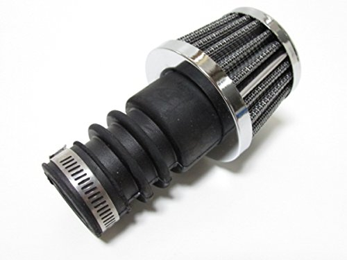 Universal Sport Luftfilter passend für Roller, Mofa & Moped – Tuning Filter, Anschluss 17-30mm passend für Hercules, Puch, Kreidler, Zündapp