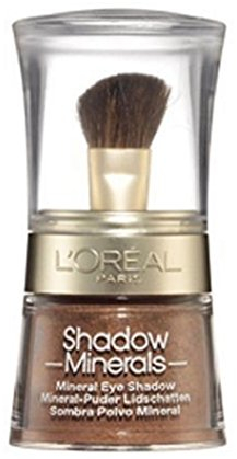 L'Oréal Paris Color Minerals Eyeshadow, 13 Bronze Gold - Puder Lidschatten aus natürlichen Mineralien für ein schimmerndes, langanhaltendes Ergebnis - 1er Pack (1 x 3,5g)