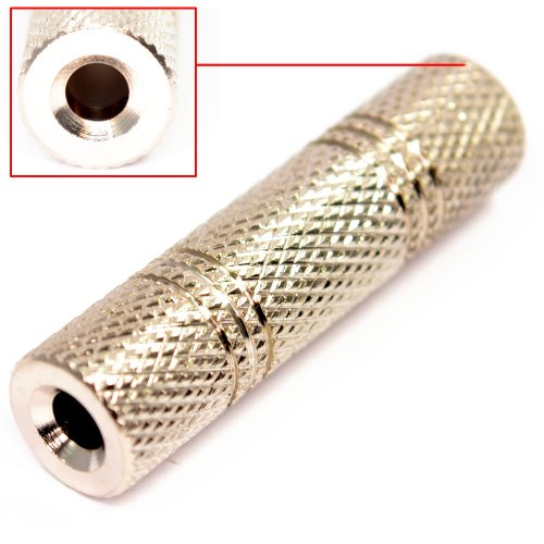kenable 3,5 mm 3,5 mm Klinkenstecker Kupplung Koppler Stereo Kopfhörer Klinkenstecker Adapter Metall